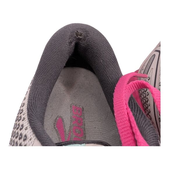 Brooks Ghost 14 Women's Gray Pink Running Shoes Sneakers Size 10 Athleisure - Picture 8 of 10